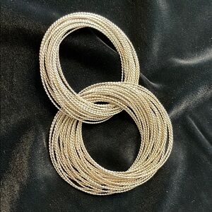 Elegant Silver-Tone Women's Jewelry Set